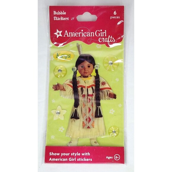 American Girl Crafts Bubble Stickers Kaya Kit JLY Gardening 2010 3 Packs New - Picture 6 of 7